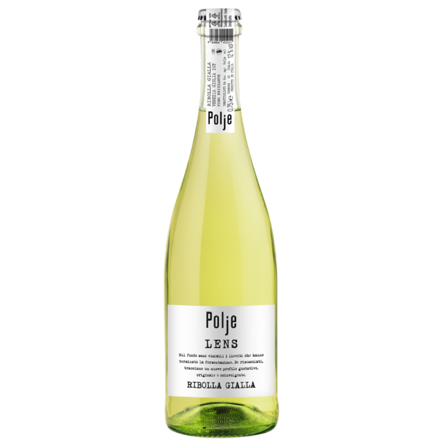 Polje - Lens Ribolla Gialla IGT, šumivé víno , 0,75l , alc. 12%