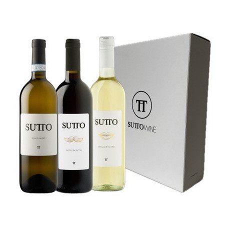 SUTTO - sada 3 vín, Sutto Bianco, Sutto Rosso di Sutto, Sutto Pinot Grigio